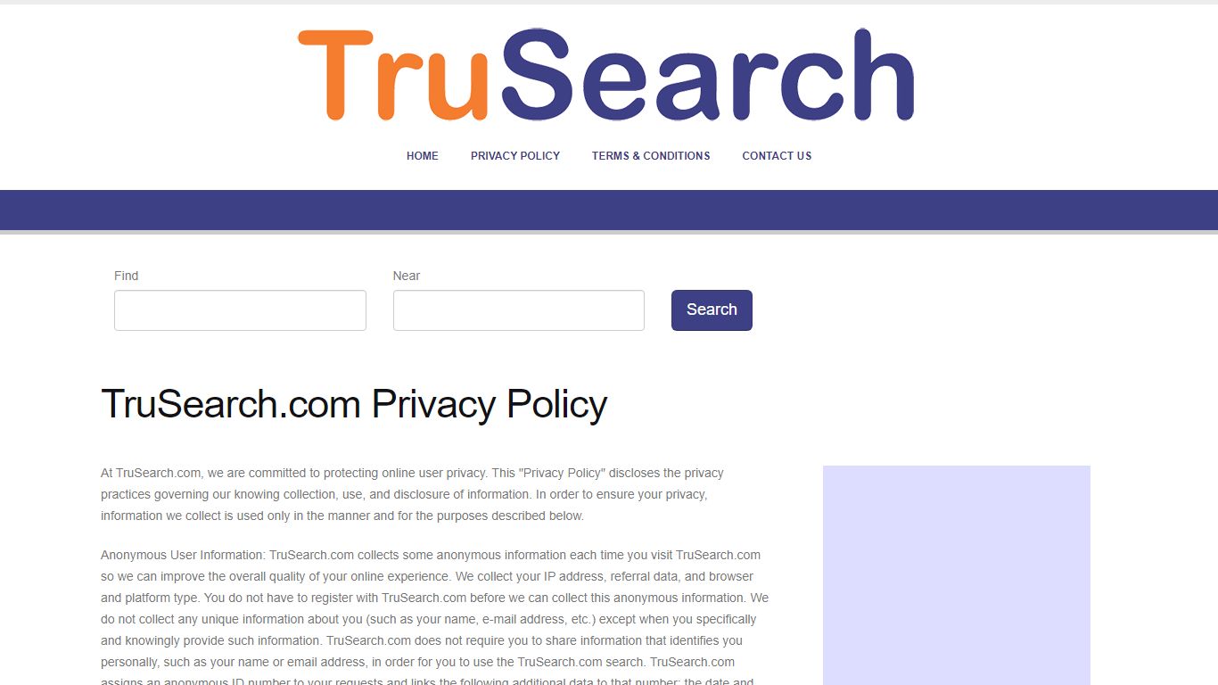 TruSearch.com - Privacy Policy